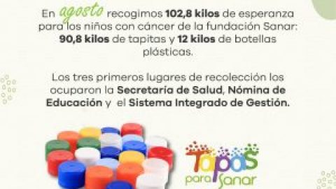 Recogimos 102,8 kilos de esperanza para la Fundación Sanar